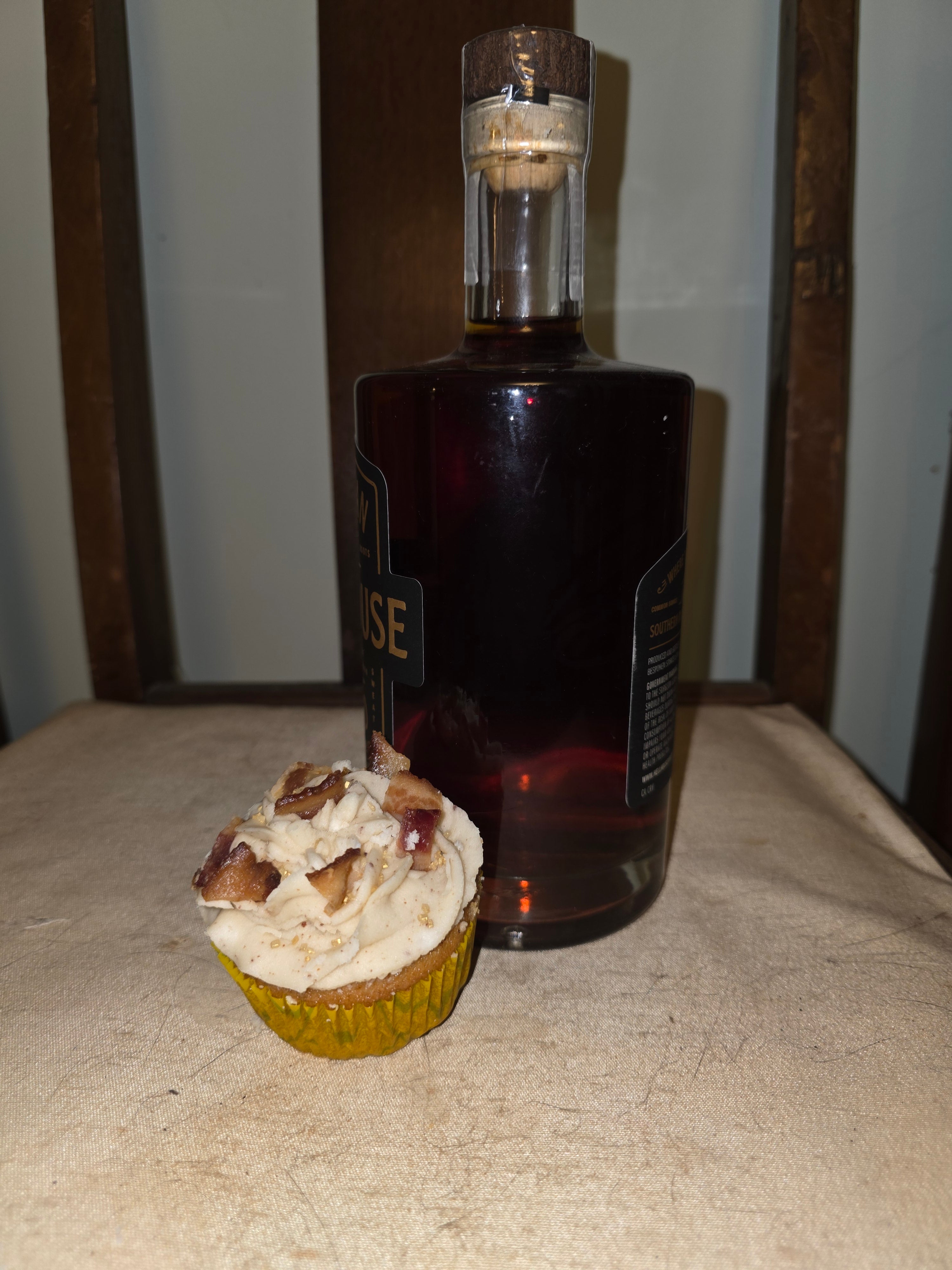 Maple Bacon Bourbon Cupcake